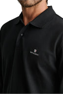 Navy & Green Ανδρική Μπλούζα Πόλο Μακρυμάνικη 24GE.500.9 Black