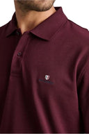 Navy & Green Ανδρική Μπλούζα Πόλο Μακρυμάνικη 24GE.500.9 Dark Bordeaux