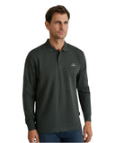 Navy & Green Ανδρική Μπλούζα Πόλο Μακρυμάνικη 24GE.500.9 Deepest Green