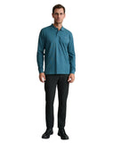 Navy & Green Ανδρική Μπλούζα Πόλο Μακρυμάνικη 24GE.500.9 Deep Ocean