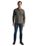 Navy & Green Ανδρική Μπλούζα Πόλο Μακρυμάνικη 24GE.500.9 Olive Brown