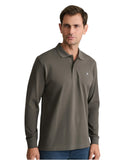 Navy & Green Ανδρική Μπλούζα Πόλο Μακρυμάνικη 24GE.500.9 Olive Brown
