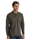 Navy & Green Ανδρική Μπλούζα Πόλο Μακρυμάνικη 24GE.500.9 Olive Brown