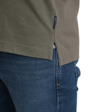 Navy & Green Ανδρική Μπλούζα Πόλο Μακρυμάνικη 24GE.500.9 Olive Brown