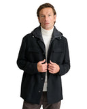 Navy & Green Ανδρικό Υβριδικό Overshirt Jacket 24HS.037-Black