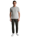 Navy & Green Ανδρικό Παντελόνι Λινό Jogger 24KP.032/JG DARK FOREST GREEN Χακί