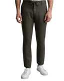 Navy & Green Ανδρικό Παντελόνι Λινό Jogger 24KP.032/JG DARK FOREST GREEN Χακί