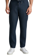 Navy & Green Ανδρικό Παντελόνι Λινό Jogger 24KP.039/JG DEEP BLUE Μπλε Σκούρο