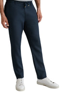 Navy & Green Ανδρικό Παντελόνι Λινό Jogger 24KP.039/JG DEEP BLUE Μπλε Σκούρο