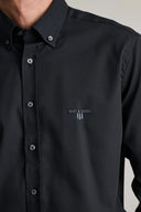 Navy & Green Ανδρικό Πουκάμισο Μακρυμάνικο 24NG.BX220/1B.2 Black Ink Μαύρο