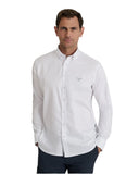 Navy & Green Ανδρικό Πουκάμισο Μακρυμάνικο 24NG.BX220/1B.3 CLEAR WHITE