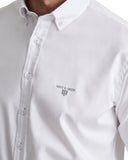 Navy & Green Ανδρικό Πουκάμισο Μακρυμάνικο 24NG.BX220/1B.3 CLEAR WHITE