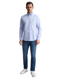 Navy & Green Ανδρικό Πουκάμισο Μακρυμάνικο 24NG.BX220/1B.3 DEEP LIGHT BLUE Σιέλ