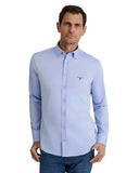 Navy & Green Ανδρικό Πουκάμισο Μακρυμάνικο 24NG.BX220/1B.3 DEEP LIGHT BLUE Σιέλ