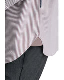 Navy & Green Ανδρικό Πουκάμισο Ριγέ 24NG.BX248/1B.1 Faded Brown White