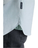 Navy & Green Ανδρικό Πουκάμισο Ριγέ 24NG.BX248/1B.1 Faded Green/White