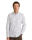 Navy & Green Ανδρικό Πουκάμισο Oxford 24NG.EK077/1B BLUE/GREY/LT BROWN