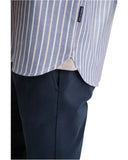 Navy & Green Ανδρικό Πουκάμισο Oxford 24NG.EK077/1B DUSTY BLUE/LT BROWN