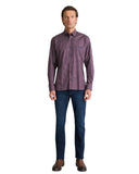 Navy & Green Ανδρικό Πουκάμισο Twill Καρό 24NG.EK088/1B BURGUNDY/BLUE/ICE