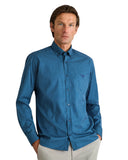 Navy & Green Ανδρικό Πουκάμισο Twill Καρό 24NG.EK088/1B PETROL/BLUE/ICE