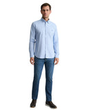Navy & Green Ανδρικό Πουκάμισο Μακρυμάνικο 24NG.KR130/1B.2 Baby Blue