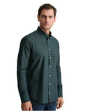 Navy & Green Ανδρικό Πουκάμισο Μακρυμάνικο 24NG.KR130/1B.2 Hunter Green
