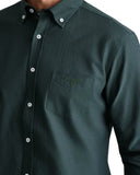 Navy & Green Ανδρικό Πουκάμισο Μακρυμάνικο 24NG.KR130/1B.2 Hunter Green