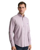 Navy & Green Ανδρικό Πουκάμισο Μακρυμάνικο 24NG.KR130/1B.2 Twillight Mauve Ροζ