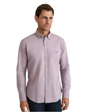 Navy & Green Ανδρικό Πουκάμισο Μακρυμάνικο 24NG.KR130/1B.2 Twillight Mauve Ροζ