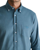 Navy & Green Ανδρικό Πουκάμισο Κοτλέ 24NG.SD146/1B.2 Bluestone Πετρόλ