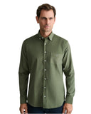 Navy & Green Ανδρικό Πουκάμισο Κοτλέ 24NG.SD146/1B.2 Dark Olive Πράσινο
