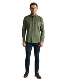 Navy & Green Ανδρικό Πουκάμισο Κοτλέ 24NG.SD146/1B.2 Dark Olive Πράσινο