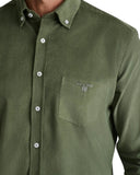 Navy & Green Ανδρικό Πουκάμισο Κοτλέ 24NG.SD146/1B.2 Dark Olive Πράσινο