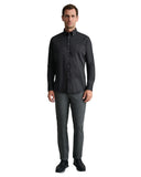Navy & Green Ανδρικό Πουκάμισο 24NG.SD61/1B.9 Black Ink Μαύρο
