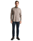 Navy & Green Ανδρικό Πουκάμισο 24NG.SD61/1B.9 Pastel Brown Μπεζ