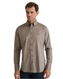 Navy & Green Ανδρικό Πουκάμισο 24NG.SD61/1B.9 Pastel Brown Μπεζ