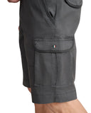 Navy & Green Ανδρική Βερμούδα Cargo Με Ζώνη 24RE.123/CGV.2 ANTHRACITE