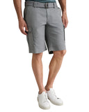 Navy & Green Ανδρική Βερμούδα Cargo Με Ζώνη 24RE.123/CGV.2 FROST GREY