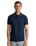 Navy & Green Ανδρική Μπλούζα Πόλο Κοντομάνικη 24TS.004/PL MARINE BLUE Μπλε Σκούρο