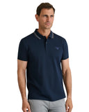 Navy & Green Ανδρική Μπλούζα Πόλο Κοντομάνικη 24TS.004/PL MARINE BLUE Μπλε Σκούρο