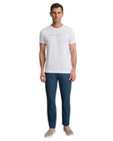 Navy & Green Ανδρική Μπλούζα 24TU.322/11P.2 WHITE Λευκό
