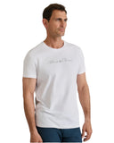 Navy & Green Ανδρική Μπλούζα 24TU.322/11P.2 WHITE Λευκό