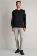 Navy & Green Ανδρική Μπλούζα Μακρυμάνικη 24TU.344/R Black Μαύρο