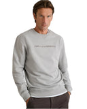 Navy & Green Ανδρικό Φούτερ Λαιμόκοψη 24TU.351/R Grey Stone