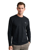 Navy & Green Ανδρική Μπλούζα Μακρυμάνικη 24TU.352/2R Black
