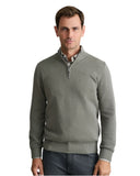Navy & Green Ανδρικό Πλεκτό Βαμβακερό Half Zip 24YM.1017/LZ.1 Green Leaf Πράσινο