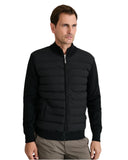 Navy & Green Ανδρική Πλεκτή Ζακέτα Καπιτονέ 24YM.1028/JGZ.1 Black