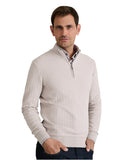 Navy & Green Ανδρικό Πλεκτό Half Zip 24YM.1032/LZ Ice
