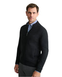 Navy & Green Ανδρική Πλεκτή Ζακέτα 24YM.454/GZ.7 Black Μαύρο
