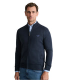 Navy & Green Ανδρική Πλεκτή Ζακέτα 24YM.454/GZ.7 Blue Μπλε